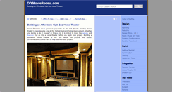 Desktop Screenshot of diymovierooms.com